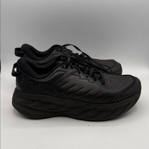 HOKA BONDI SR work shoe men’s 8 Black Athletic Sneakers S11